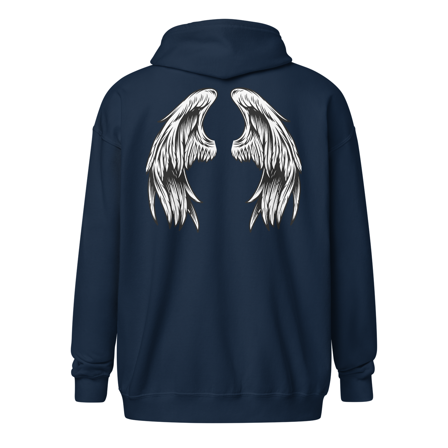 Wings zip hoodie