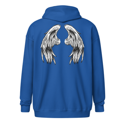 Wings zip hoodie