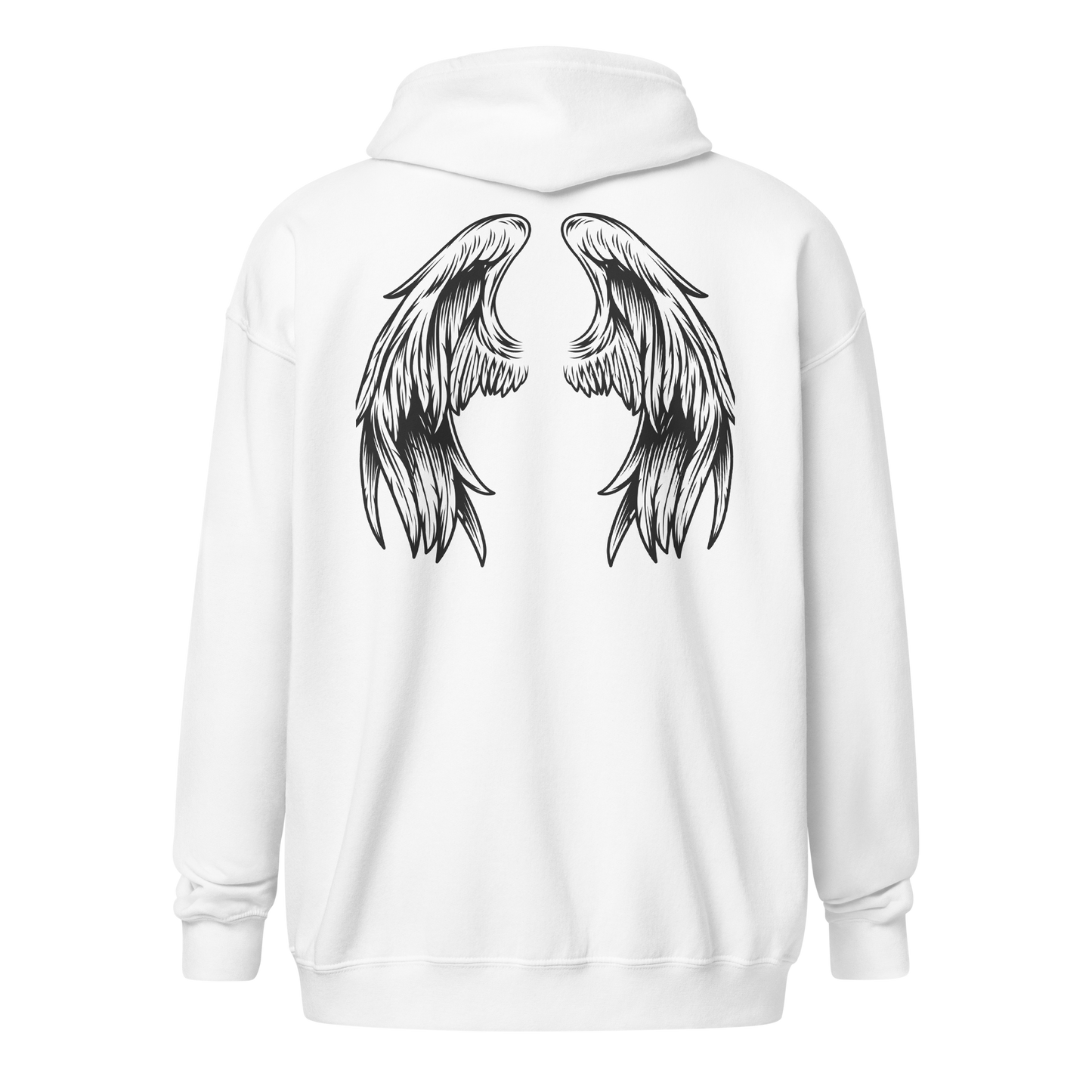 Wings zip hoodie