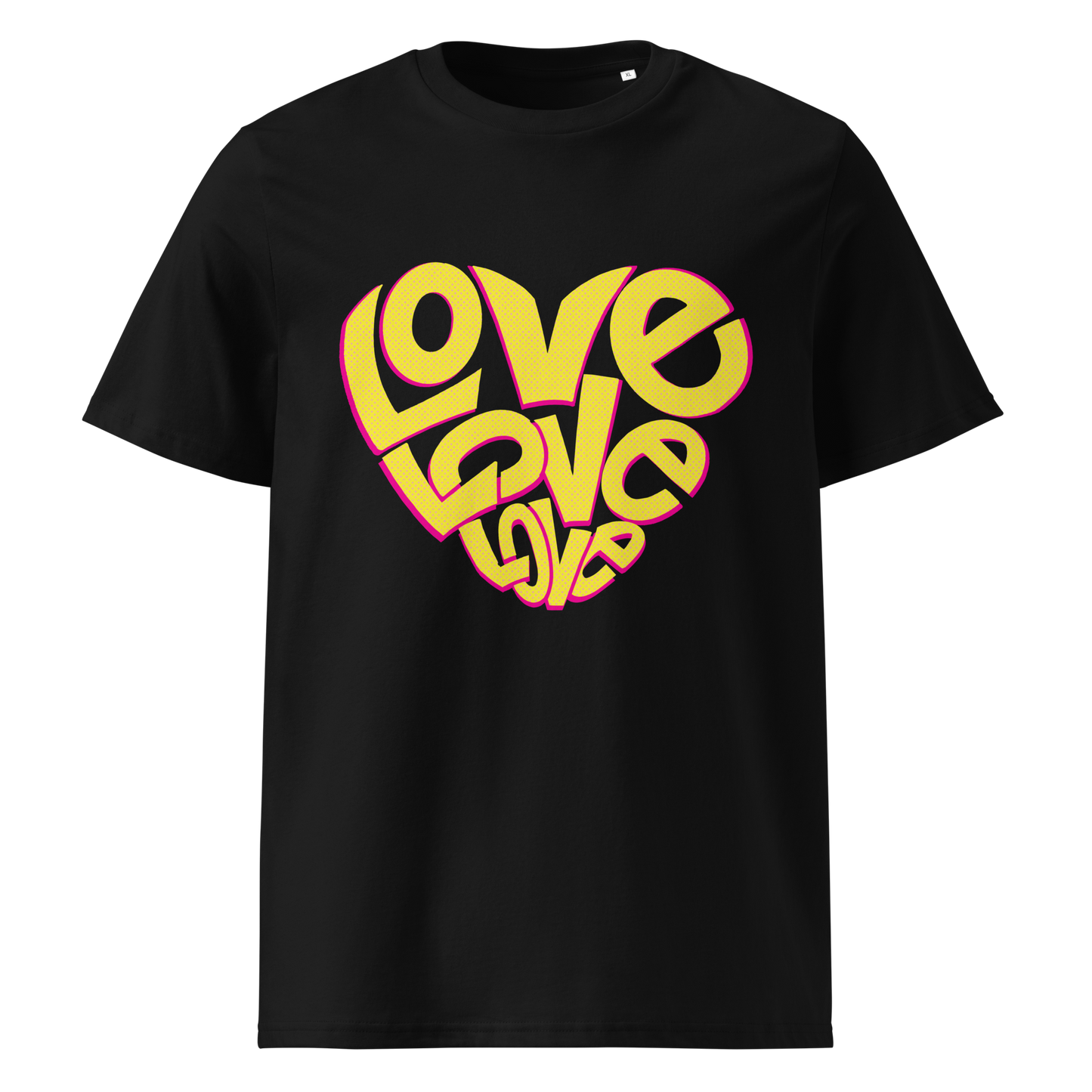 T-Shirt aus Baumwolle mit Aufdruck „Love“