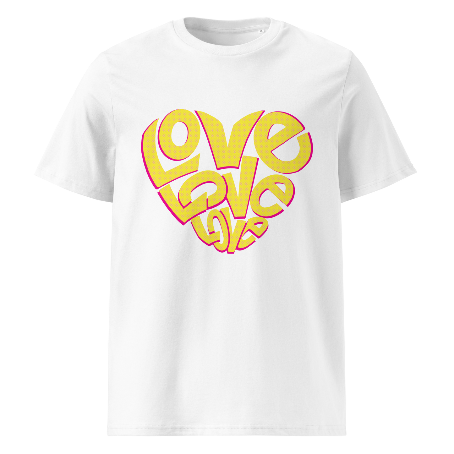 T-Shirt aus Baumwolle mit Aufdruck „Love“