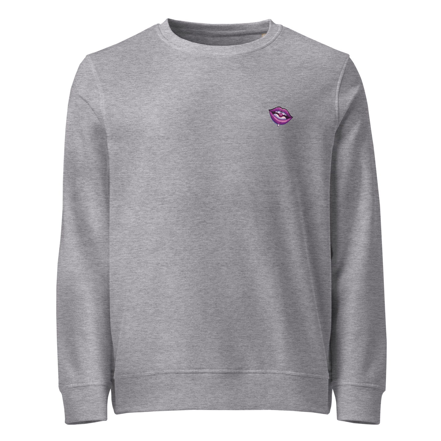 Lippen mit Kirschen-Sweatshirt