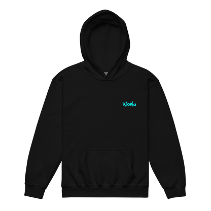 Lightblue Angel Wings youth hoodie