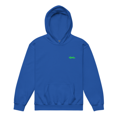 Green Angel Wings  youth hoodie