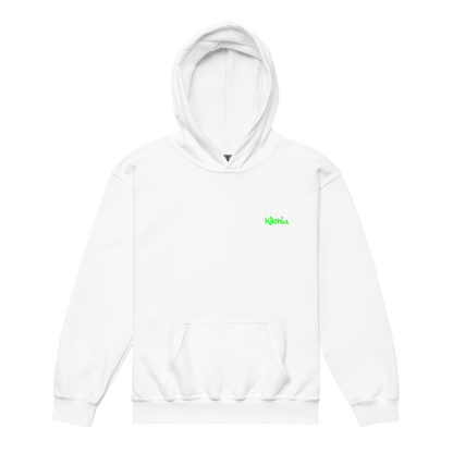 Green Angel Wings  youth hoodie