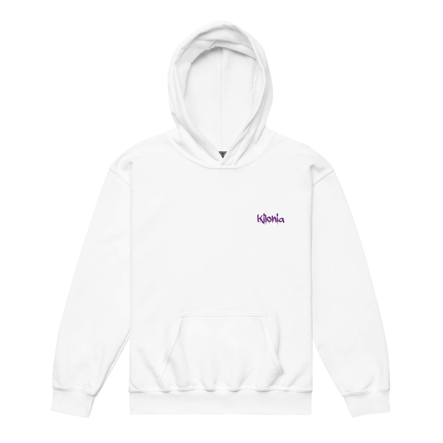 Lila Engelsflügel Jugend Hoodie